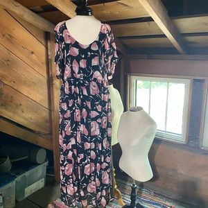 Betsey Johnson pink floral dress